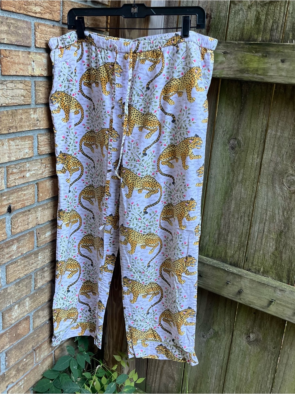 Printfresh Pink Leopard-Print Pajama Set Organic Cotton - Picture 4 of 7